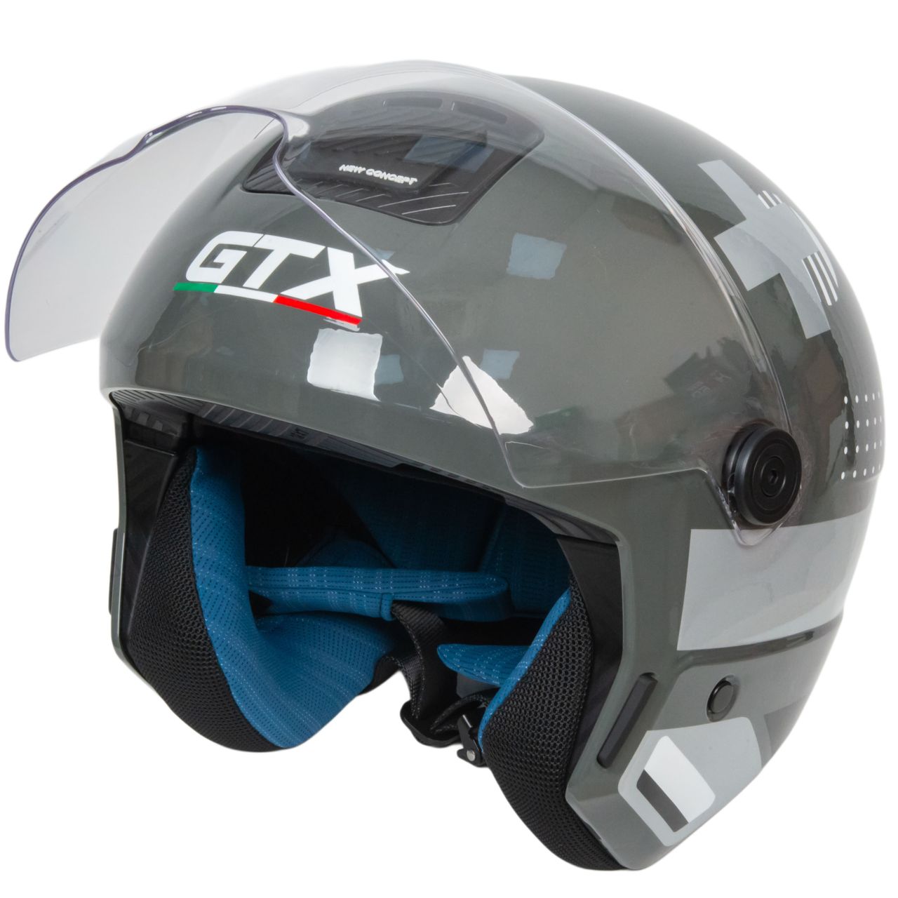 Шлем мото открытый GTX NE02 №2 (S)